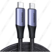 Cáp USB Type-C to Type-C 3.1 GEN2 dài 1M tốc độ 10Gbps, hỗ trợ 4K@60Hz, PD 100W Ugreen 80150